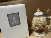 Christmas Avon Stein Father Christmas 1994 Lidded New in Box #43496