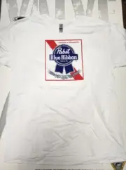 Pabst Blue Ribbon Mens Short Sleeve Large T-Shirt Brand NEW Never Worn