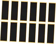 Kisangel 12Pcs Foam Grip Tape for Fingerboards Adhesive Mini Skateboard Grip Stickers Supplies for Enthusiasts and