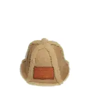 Logo stickers and hats S/M camel beige