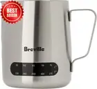Temperature Control Milk Jug Silver BES003 Stainless Steel Frothing Cup