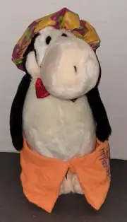 Vintage Dakin Opus Penguin Bloom County 1985 Holliday Hotel Wet Phase Plush NIB