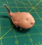Archie Mcphee Racing Blobfish peach color - it's a pull back quick little racer