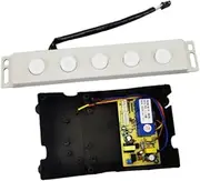 B Baosity 5 Push Button Range Hood Keyboard Switch Panel Controller Universal Spare Part Sturdy Kitchen Range Hood Pushbutton Switch