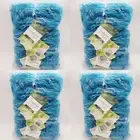 24 Pack Ecotools Loofahs Poof Made From Recycled Netting Blue