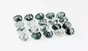 AAA+ Natural Moss Agate Faceted Pear Shape Loose Gemstone