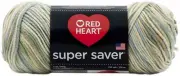 Red Heart Super Saver Yarn-Aspen (Pack of 3 Skein)