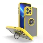 For iPhone 15 Pro 14 13 12 11 XS Max 8 Magnetic Shockproof Ring Stand Case Cover