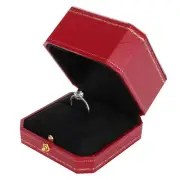 2PCS Ring Box Jewelry Storage Display Ring Gift Case For Proposal Engagement WPD