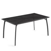 FORTIA 150x90cm Outdoor Dining Table, Rectangular, Furniture for Outside with E-coating