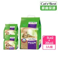 在飛比找momo購物網優惠-【CAT’S BEST 凱優】特級無塵凝結木屑砂（紫標凝結型