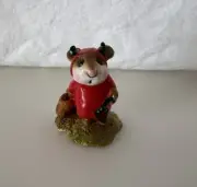 Wee Forest Folk M-061 “Little Devil” (Red Suit Black Tail) AP Retired NIB
