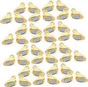 [SAFIGLE] 20pcs Heart Shaped Magnetic Clasps Sleek Jewelry Connectors for Bracelets Love Buckle for Couples for Crafting Unique Accessories