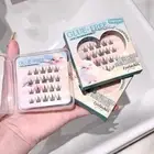 Dense Self-adhesive Lash Clusters Extension Glue Free Fake Lashes DIY