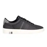 Ben Sherman Boxwell Lace Up Mens Black Sneakers Casual Shoes BSMBOXWL-0841