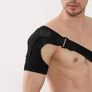 Ok Cloth Shoulder Support Brace, Unisex Adjustable Shoulder Strap for Ac Joint, Subluxation, Tears, Sprains, Shoulder pad Support for Men Women, Left/Right Arm, Basketball, Volleyball