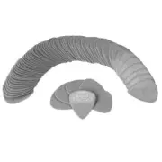 Dunlop Nylon Standard Picks .60 mm, Light Gray, 72 Picks