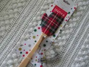 Ciroa CHRISTMAS PLAID MITTEN Large Spatula TREE Cookie Cutter NEW