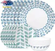 Vitrelle Dinnerware Set, 18-Piece, Eco-Friendly, Recycled Glass, Northern Pines