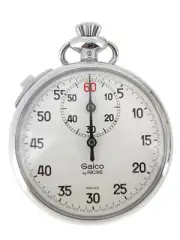 Stopwatch Timer Galco by Racine #950 Side Slide Swiss New NOS NIB Mechanical Vtg