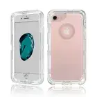 For iPhone 6/7/8 Defender Clear Transparent Shockproof Case Cover