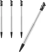 Lyvixora 4PCS Metal Extendable Stylus Pen for Nintendo 2DS XL/2DS LL – Adjustable Touch Screen Pen, Durable & Precise Game Stylus, Screen Writing & Video Gaming Accessories