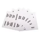 NEW APPETITO CLEAR PANTRY LABELS Food Container Storage Label PACK OF 60
