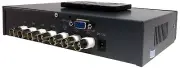 4-Channel Analog Video Multi-Viewer Switch With BNC RCA VGA Output + IR Remote