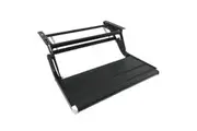 Caravan Step Black Aluminium Pull Out Folding 550mm Manual Single Compact for RV