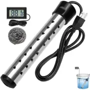 2000W Immersion Water Heater Electric, Fast Heating Portable Water Heater wit...