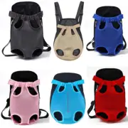 Pet Puppy Dog Cat Carrier Backpack Adjustable Mesh Pet Front Travel Bag Legs Out