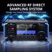 New Xiegu X6200 HF/50MHz SSB/CW/AM/FM/WFM/AIR Portable Transceiver Radio pe66