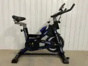Spin Bike Exercise Bike Fitness Workout Cycling Flywheel Gym Bike BLUE