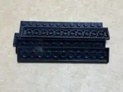 LEGO Parts - Black Plate 2 x 12 - No 2445 - QTY 5