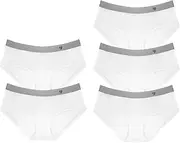 [Ausing] Teen Girl Underwear Stretchy Seamless Panties Soft Mid Waist Underwear Comfortable Breathable Knickers Cute Hipster Briefs Cotton Underpants Ladies Girls Everyday Underwear M-XL