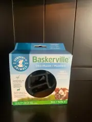 BASKERVILLE ULTRA DOG MUZZLE SIZE 3 BLACK NEW IN BOX