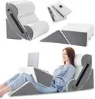 6Pcs Orthopedic Bed Wedge Pillow Set for Sleeping, Post Surgery Foam for Body, B