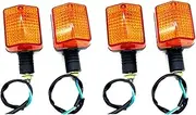 4pcs Motorcycle 12V Rear Turn Signal Light Lamp Indicator Winker Blinker Flashing For XR650L 1993-2020 XR250L 1991-1996
