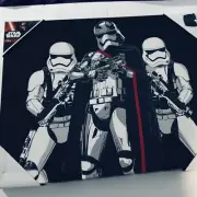 STAR WARS STORMTROOPERS CAPTAIN PHASMA RED VARIATION CANVAS 16" X 20" HTF