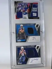 Panini Zenith 3-Card Set Blue Patches (2 Autos) Kyle / JaTavion / Joe
