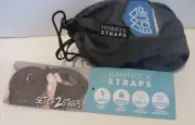 Equip Hammock Straps Black 97711 Reinforced Stitching 250 lb per strap 9.6' x 1"