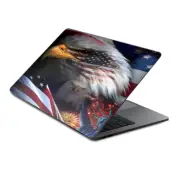 Skins Wrap for MacBook Pro 15 inch Retina Touch USA Bald Eagle in Flag