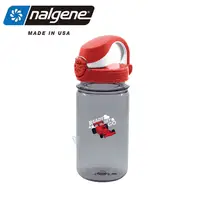 在飛比找PChome24h購物優惠-【美國Nalgene】375cc OTF兒童水壺 賽車-灰/