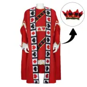 Alice in Wonderland Cosplay Red King Costume King of Hearts Prince Outfit
