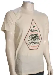 Volcom Calinice Time T-Shirt - Off White Heather - New