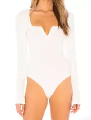 Free People L101749 Zoe Thong Woman's Bodysuit Jumpsuit Size L