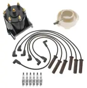 ACDelco Ignition Kit Distributor Rotor Cap Wire Spark Plugs .045" for Oldsmobile