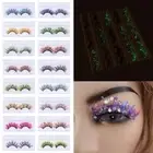 Eye Lashes Eyelashes Messy Long 3D Mink Lashes Luminous False Eyelashes 25mm