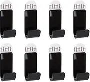 Record Shelf Wall Mount Set, 30 Pack Acrylic Album Holder Display, Kids Bookshelf, for Bathroom, Bedroom, Living Room, Kitchen (Black)
