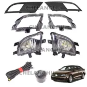 Set For VW Jetta 6 MK6 2015-2018 Led Fog Light Lamp+Grille Cover+Wire+Switch (for: Volkswagen)